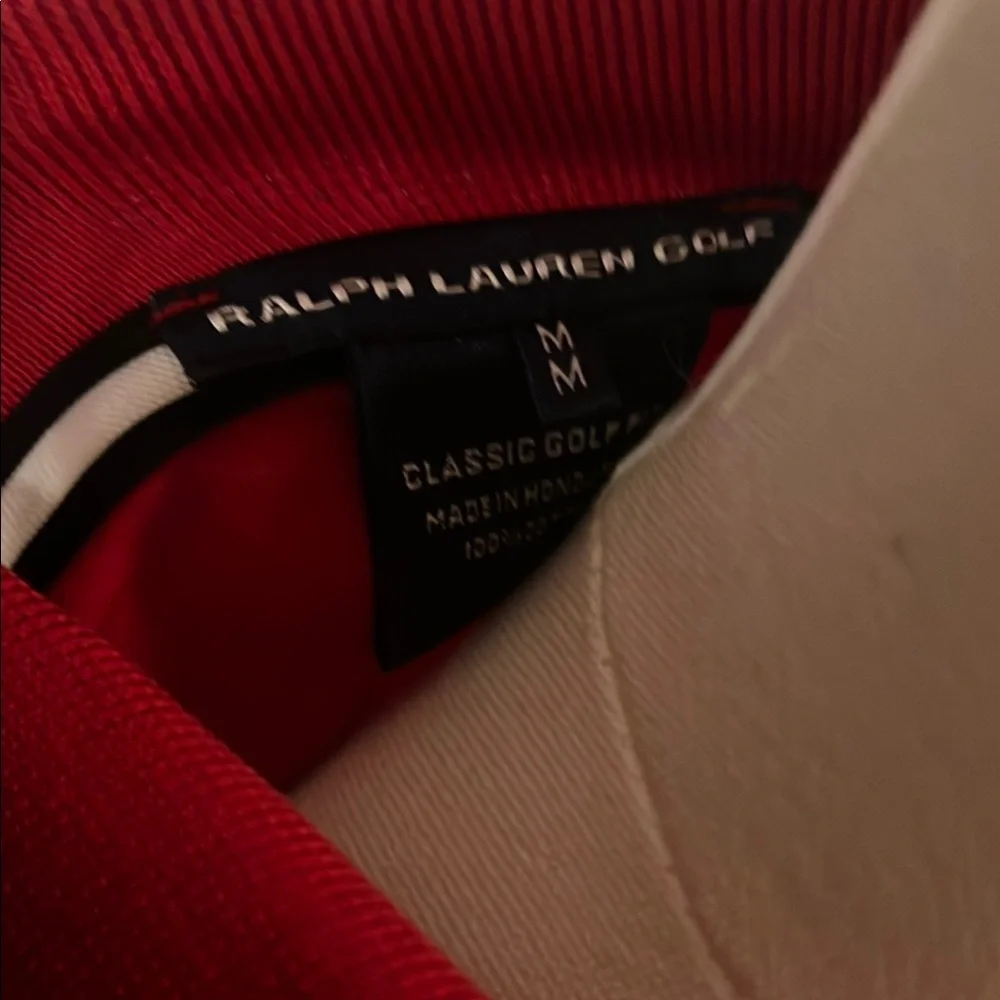 Ralph Lauren Red Polo Shirt Classic Knit Casual - Picture 2 of 4